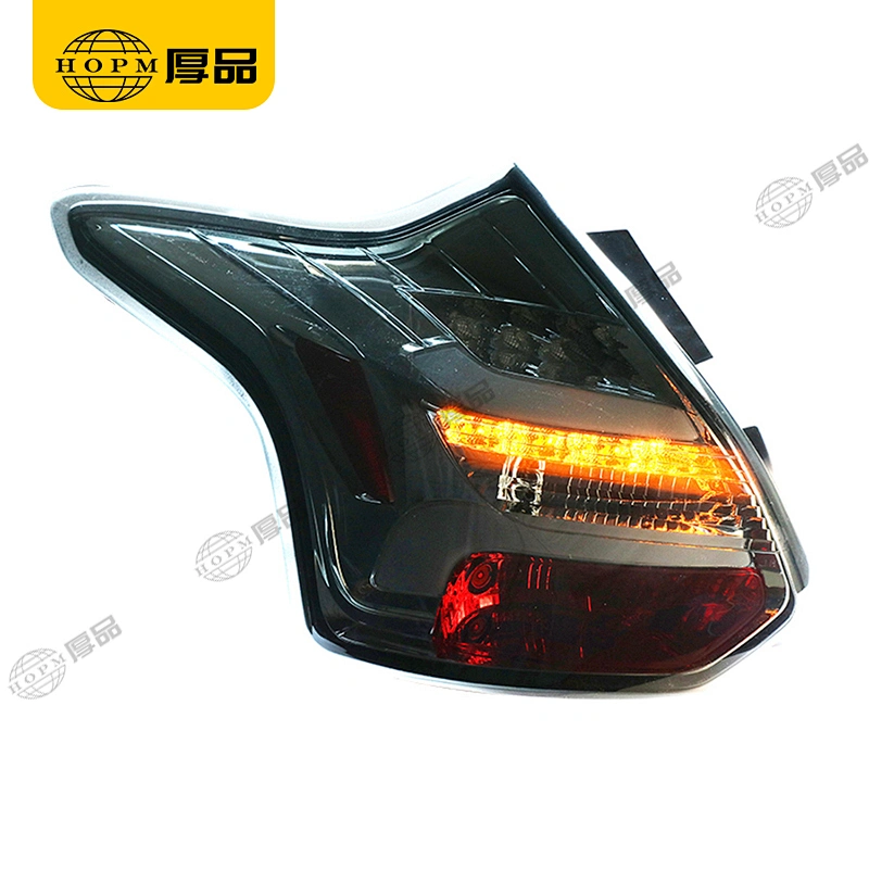 Taillight Assembly Tuning Light Modified LED Tail Light Hatchback Turn Signal Horse Racing Blackened Background For Fo-cus 12-14