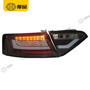 Taillight Assembly Led taillights Black background for Audi A5
