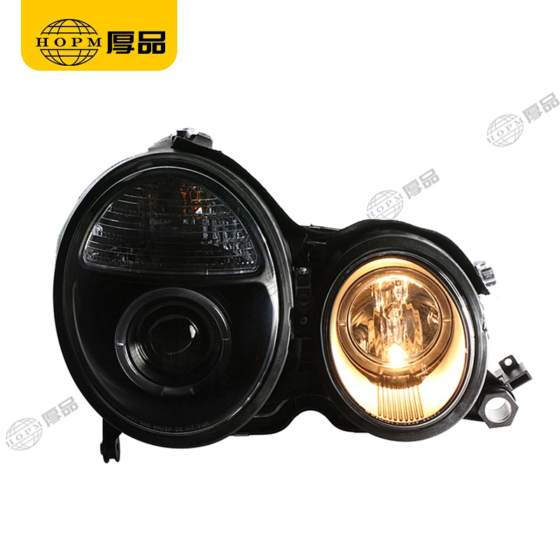 Headlight Assembly Tuning Light Modified Single Beam Light With Angel Eye For E Class W210 98-01