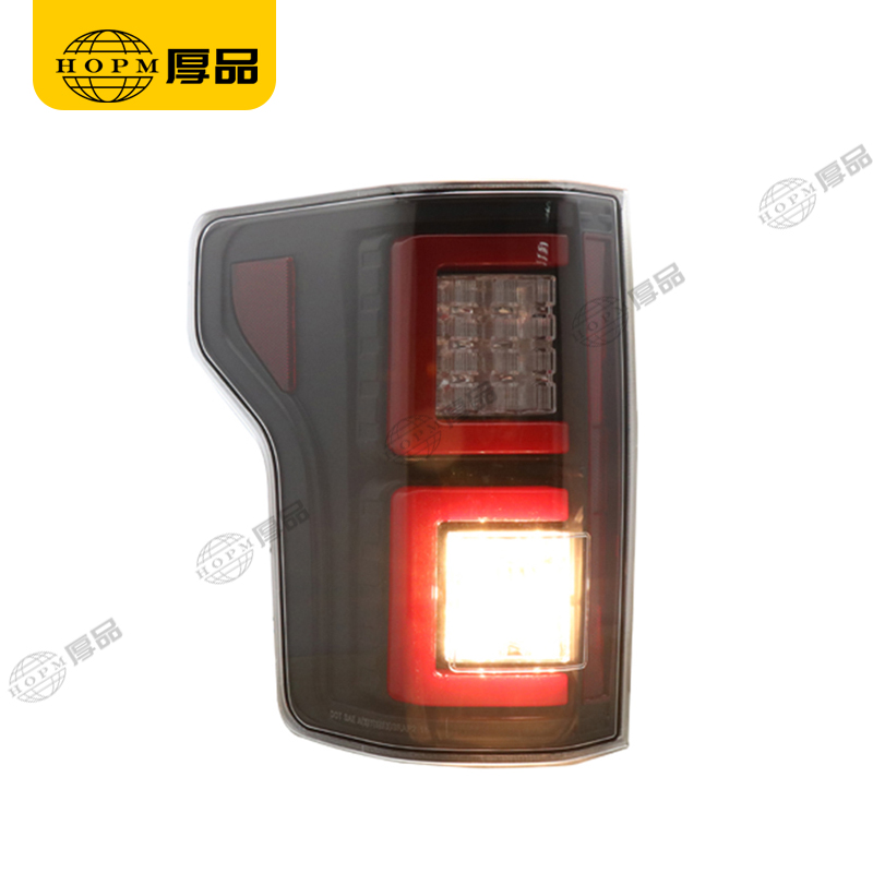 Taillight Assembly Tuning Light Modified LED Tail Light Red Light Black Background U.S.Regulations For F150 Raptor 18-