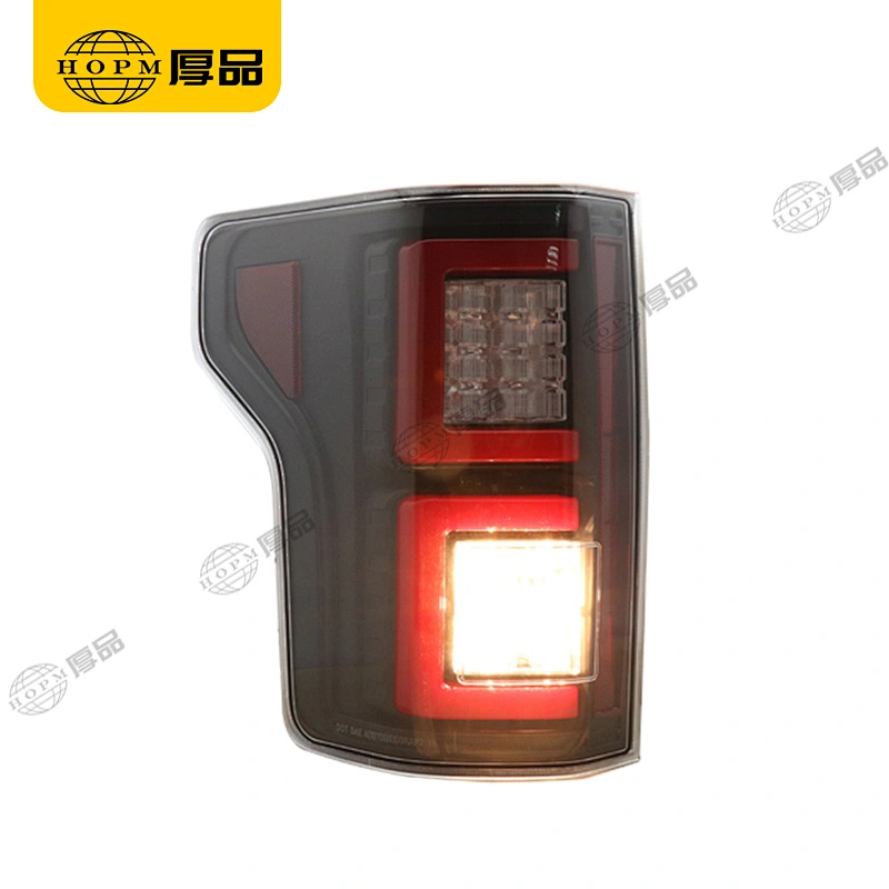 Taillight Assembly Tuning Light Modified LED Tail Light Red Light Black Background U.S.Regulations For F150 Raptor 18-