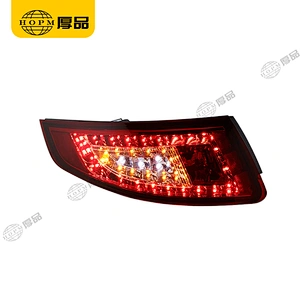 Taillight Assembly Tuning Light Modified LED Tail Light Red Background For 997 05-09