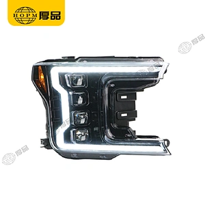 Headlight Assembly Tuning Light Modified Light Full LED 4 Lens Version U.S.Regulations Bulb Chinese HID For Ra-ptor F150 18-
