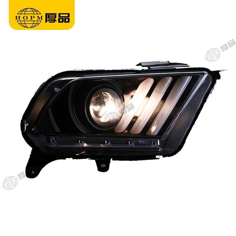 Headlight Assembly Tuning Light Modified Light Turn Signal Horse Racing For Mu-stang 10-14 V2