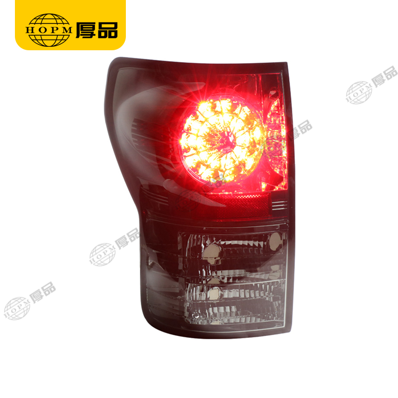 Taillight Assembly LED taillights Smoked-Black background for 07-13 V1 version Toyota Tundra