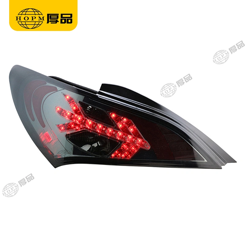 Taillight Assembly LED taillights  Smoked-Black background Halogen turn signal for 09-12 Hyundai Rohens-Coupe