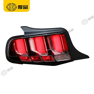 Taillight Assembly Tuning Light Modified LED Tail Light Turn Signal Horse Racing Black Background For Mustang 10-14