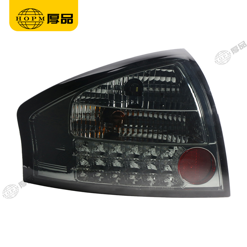 Taillight assembly Led lights Smoked-Black background for 01-04 Audi A6