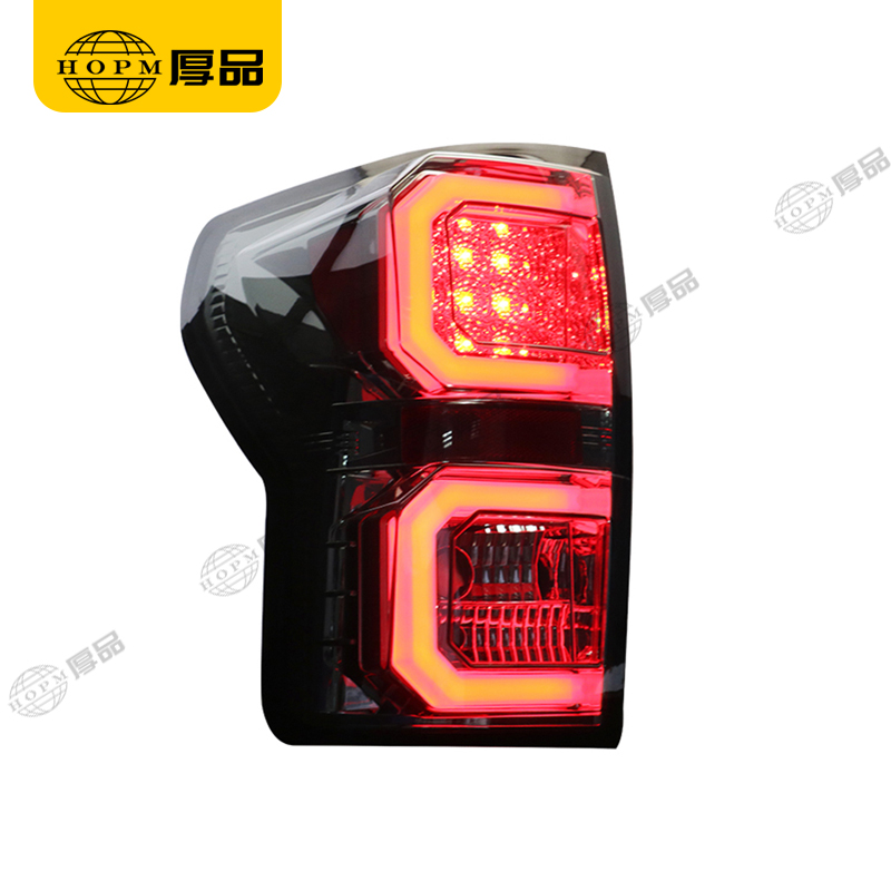 Taillight Assembly LED taillights Smoked-Black background for 07-13 V2 version Toyota Tundra