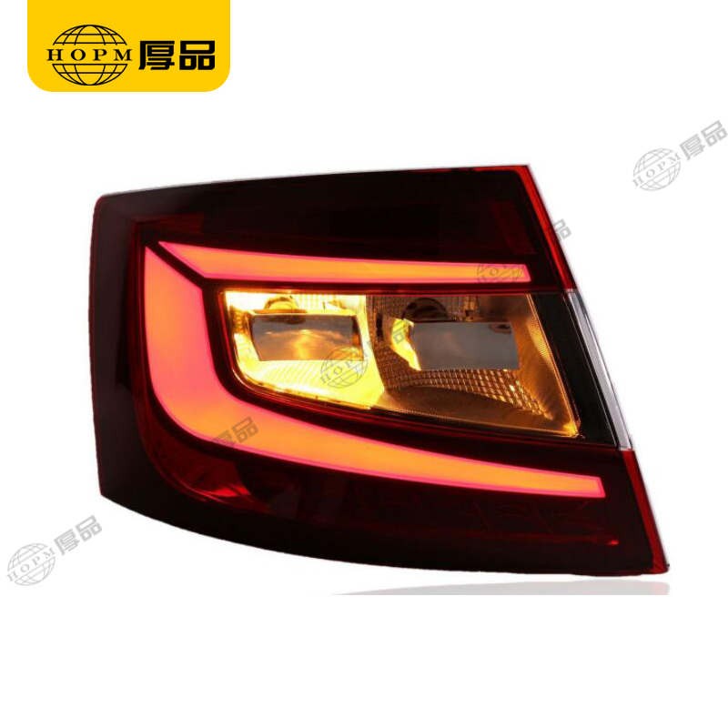 Taillight Assembly Tuning Light Modified Light-guide Running Brake Light For Octavia 15-17 RS Version