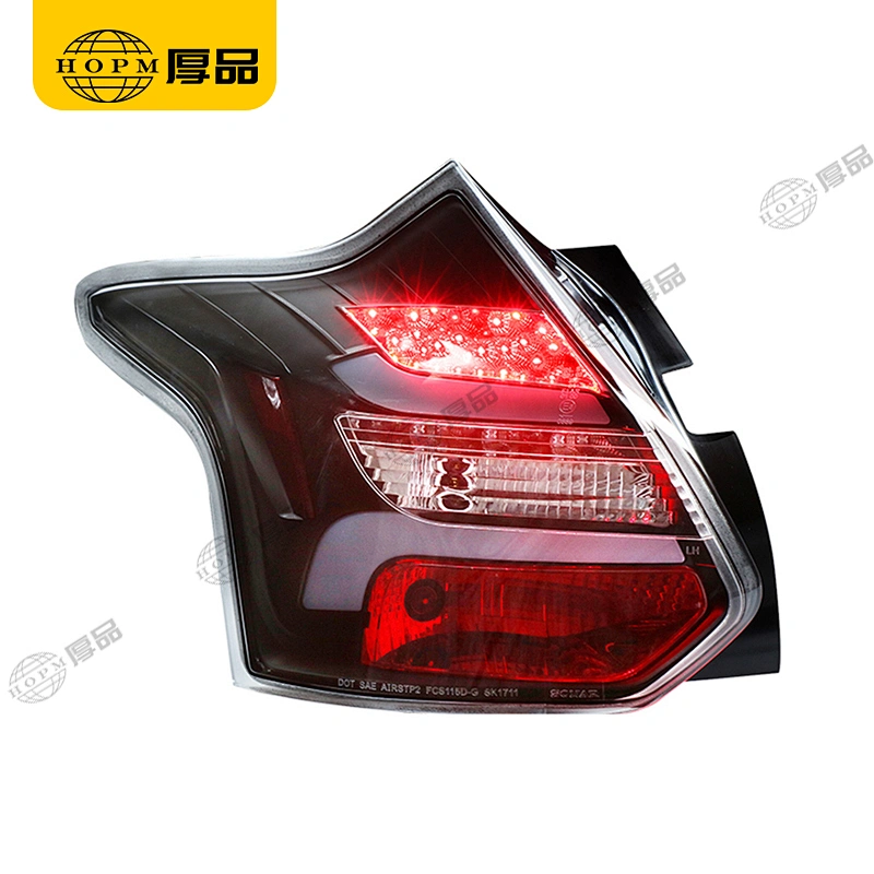 Taillight Assembly Tuning Light Modified LED Tail Light Hatchback Turn Signal Horse Racing Black Background For Fo-cus 12-14