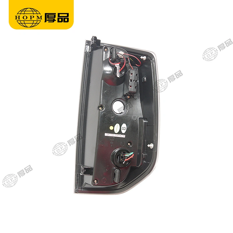 Taillight Assembly LED taillights Smoked-Black background Red light for 2014 Toyota Tundra