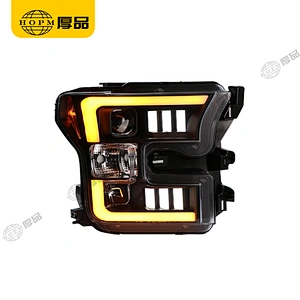 Headlight Assembly Tuning Light Modified Two-tone Light Original Car Halogen Version For Ra-ptor F150 15-17 V1