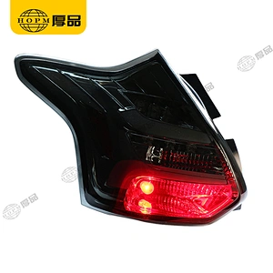Taillight Assembly Tuning Light Modified LED Tail Light Hatchback Turn Signal Horse Racing Blackened Background For Fo-cus 12-14