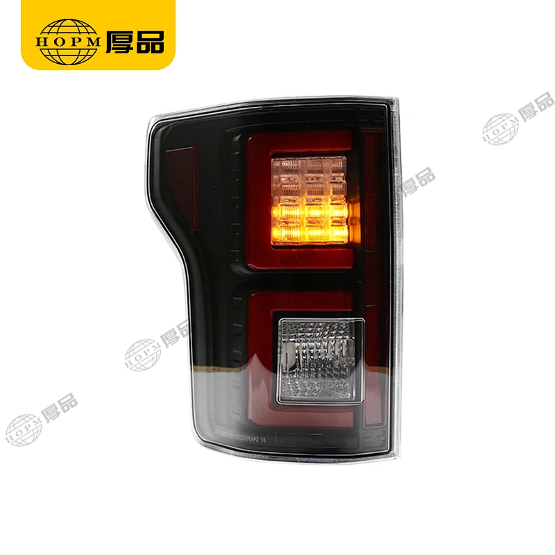 Taillight Assembly Led taillights Black background Yellow Turning light for 15-17 Ford Raptor F150