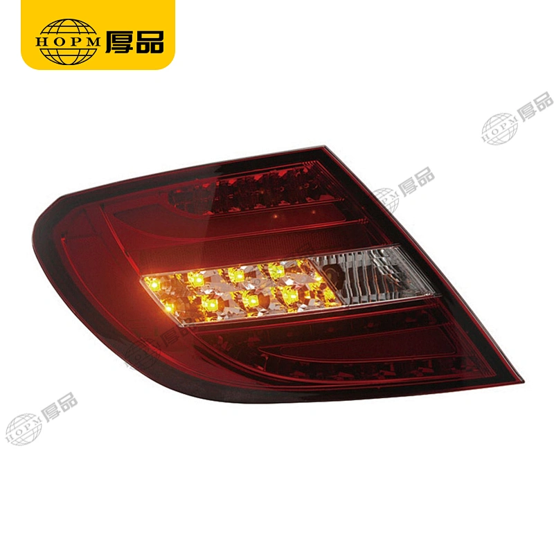 Taillight Assembly Full LED Light Red background for 07-10 Mercedes-Benz C-Class W204