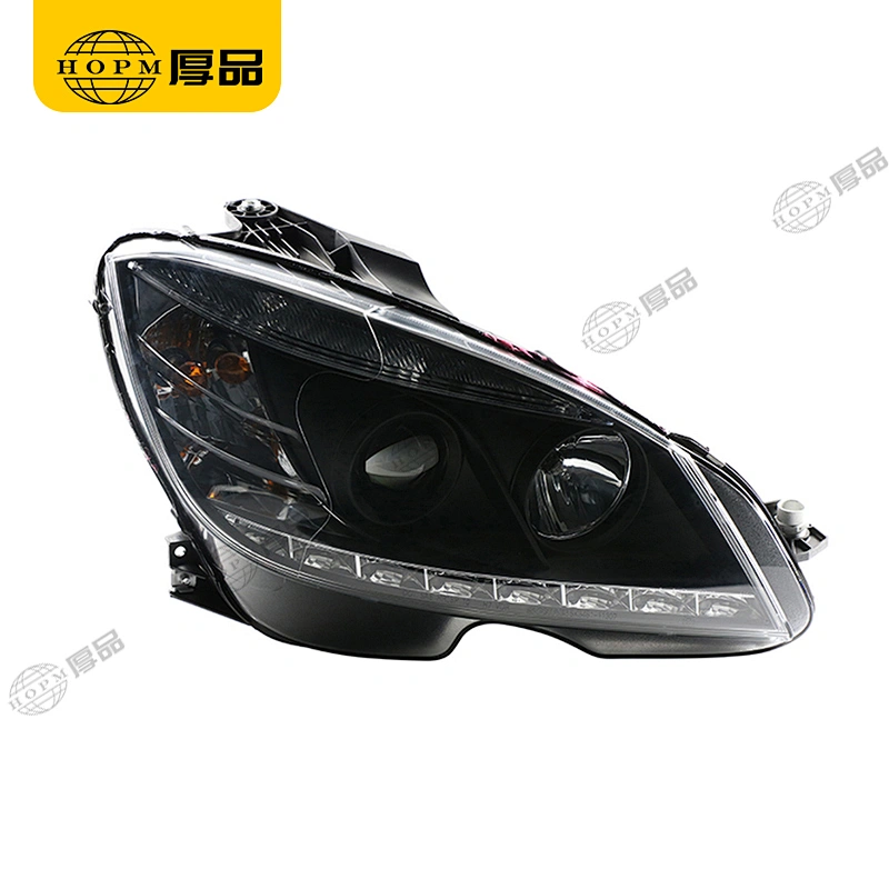 Headlight Assembly Tuning Light Modified Double Beam Light Original Car Halogen Version For C Class W204 07-10