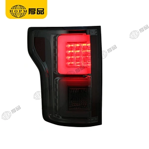 Taillight Assembly Led taillights Smoked-Black background for 15-17 Ford Raptor F150