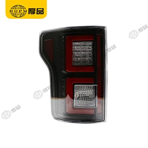 Taillight Assembly Led taillights Black background Yellow Turning light for 15-17 Ford Raptor F150