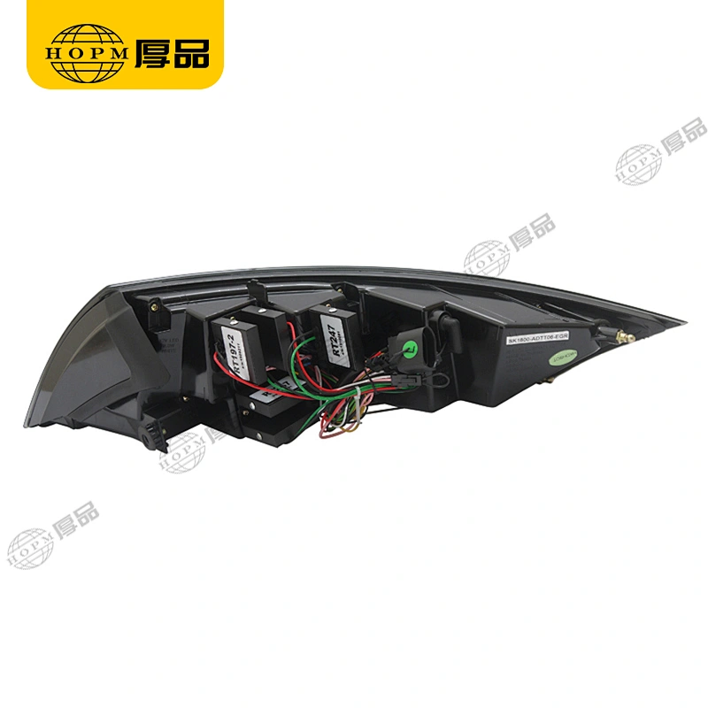 Taillight Assembly Led taillights Smoked-Black background Turning light Running light  for 06-13 Audi TT