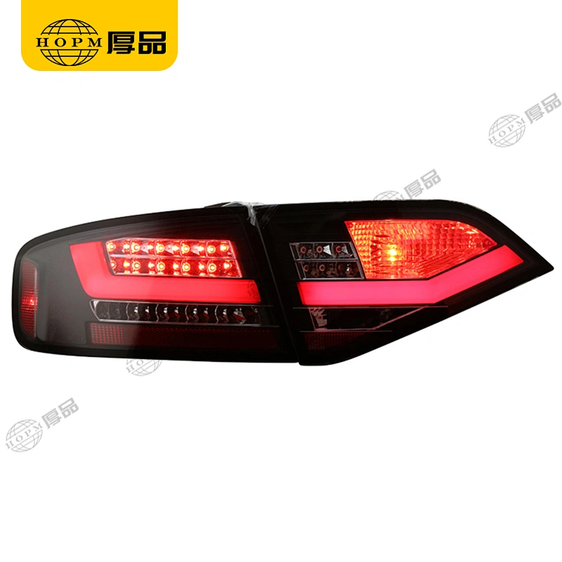 Taillight Assembly Led taillights Black background red light plate for 09-12 Audi A4L B8