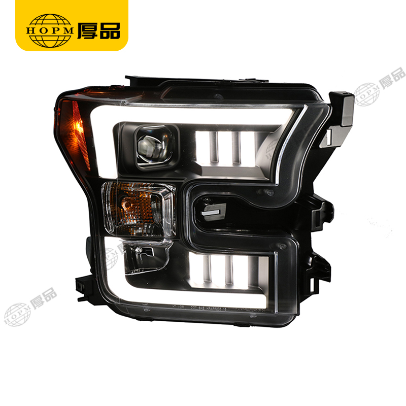 Headlight Assembly Tuning Light Modified Double Beam Light For Ra-ptor F150 15- V1