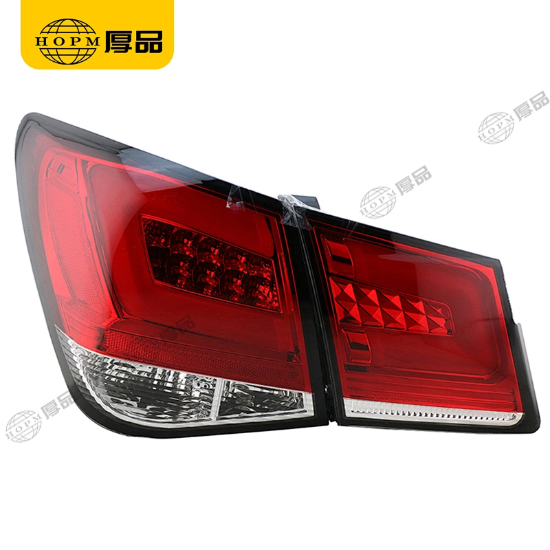 Taillight Assembly Led taillights Red background for 09-14 Chevrolet Cruze