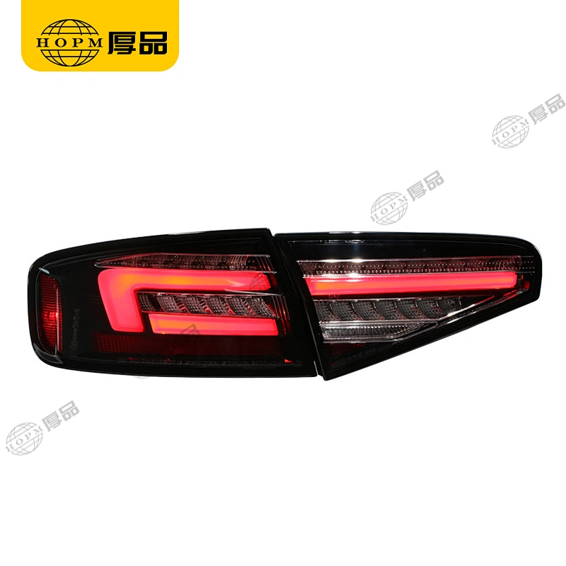 Taillight Assembly Black Running light for 13-16 Audi A4L