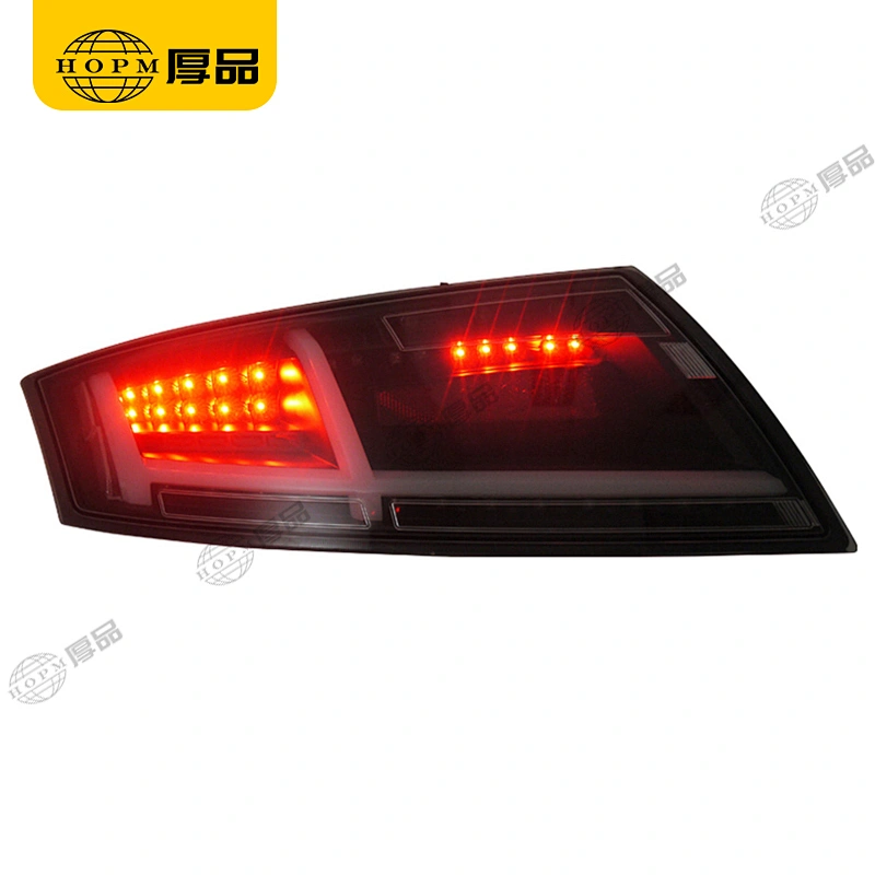 Taillight Assembly Led taillights Black background Turning light Running light  for 06-13 Audi TT