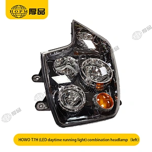 HOWO T7H （LED daytime running light） Trailer And Truck Lamps  Front Combination Headlamp