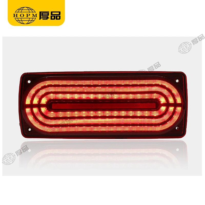 Taillight Assembly Tuning Light Modified LED Tail Light Streamer Turn Signal Blackened For W463 G Class G55 G350 G500 G63