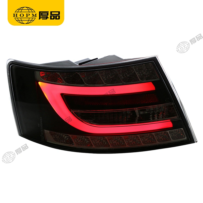 Taillight assembly Led lights Black background for 05-08 Audi A6L