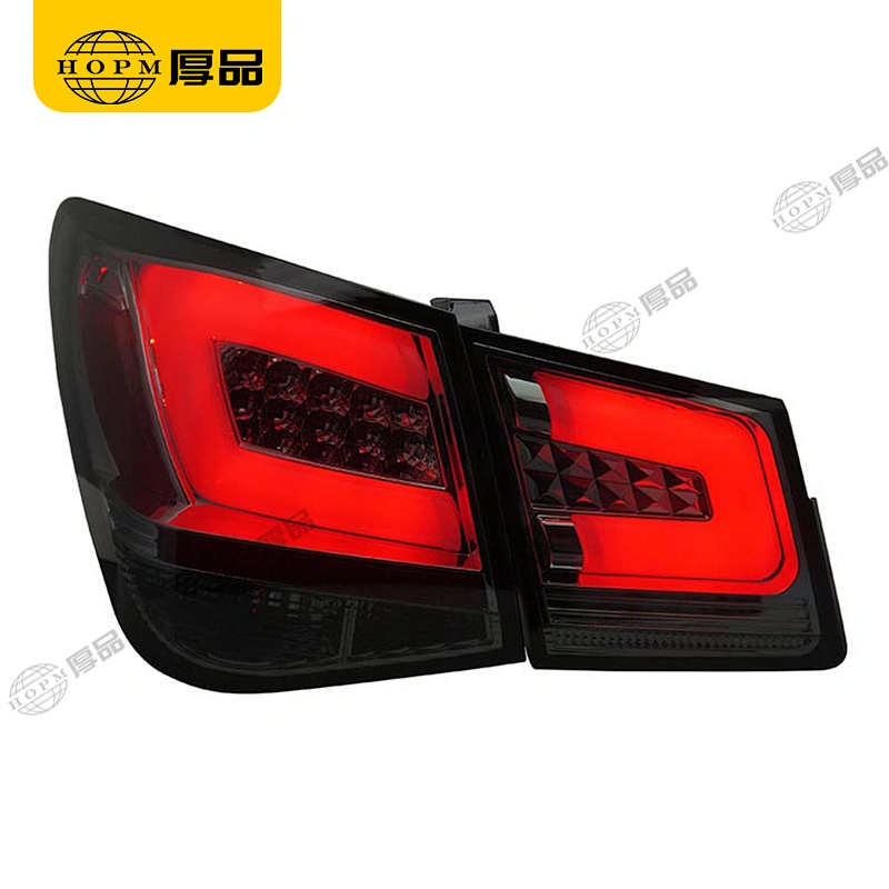 Taillight Assembly Led taillights Smoked-Black background for 09-14 Chevrolet Cruze