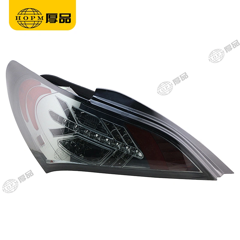 Taillight Assembly LED taillights Smoked-Black background Led turn signal for 09-12 Hyundai Rohens-Coupe