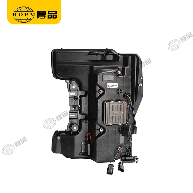 Headlight Assembly Tuning Light Modified All LED Light Black Background Original Car Halogen Version For F250 17-UP
