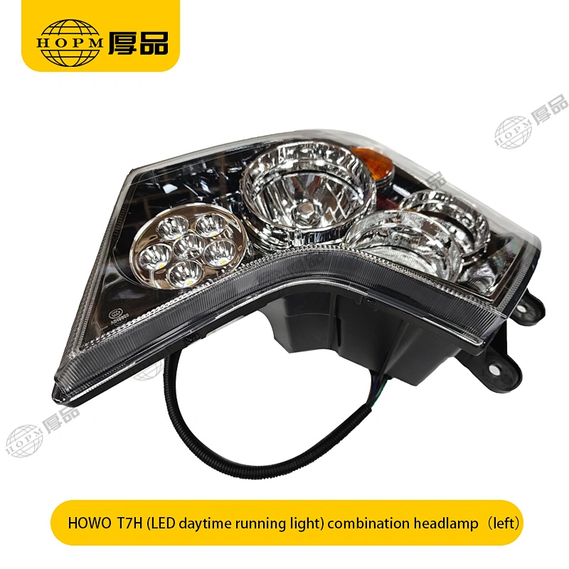 HOWO T7H （LED daytime running light） Trailer And Truck Lamps  Front Combination Headlamp