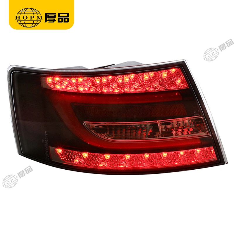Taillight assembly Led lights Black background for 05-08 Audi A6L