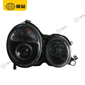 Headlight Assembly Tuning Light Modified Single Beam Light With Angel Eye For E Class W210 98-01