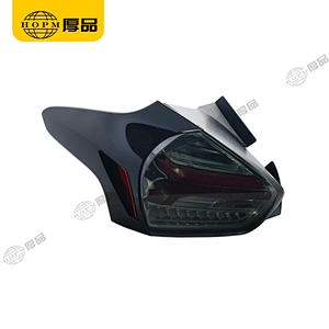 Taillight Assembly Tuning Light Modified LED Tail Light Turn Signal Horse Racing Blackened Red Light For Fo-cus 15-