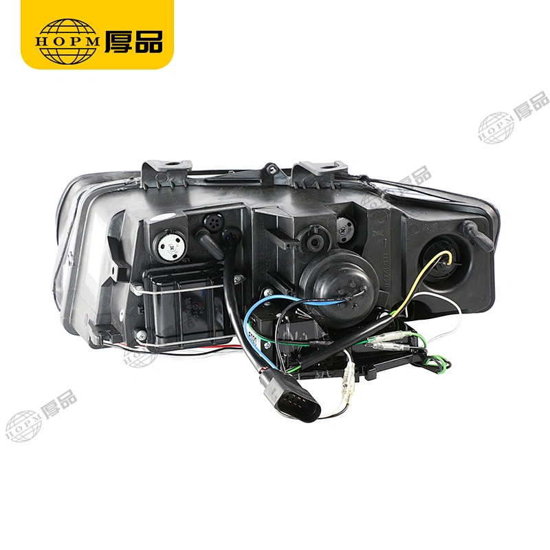 Headlight Assembly Single light Headlight Fiber Type for 01-04 Audi A4 B6