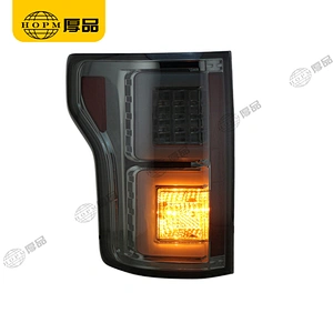 Taillight Assembly Led taillights Smoked-Black background for 15-17 Ford Raptor F150