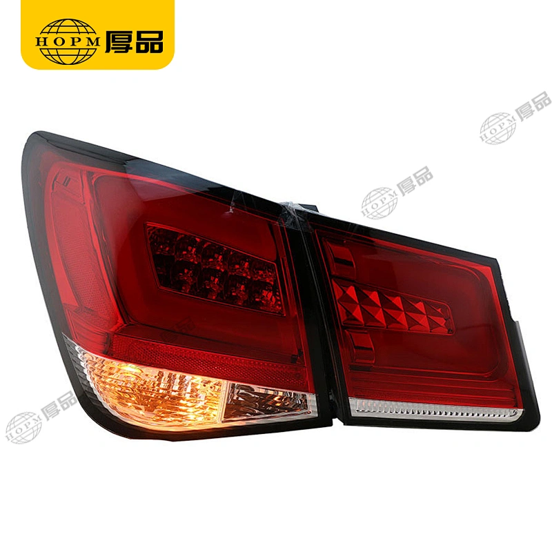 Taillight Assembly Led taillights Red background for 09-14 Chevrolet Cruze