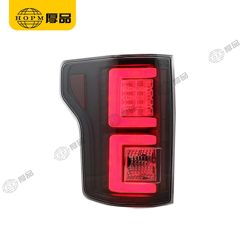 Taillight Assembly Tuning Light Modified LED Tail Light Red Light Black Background U.S.Regulations For F150 Raptor 18-