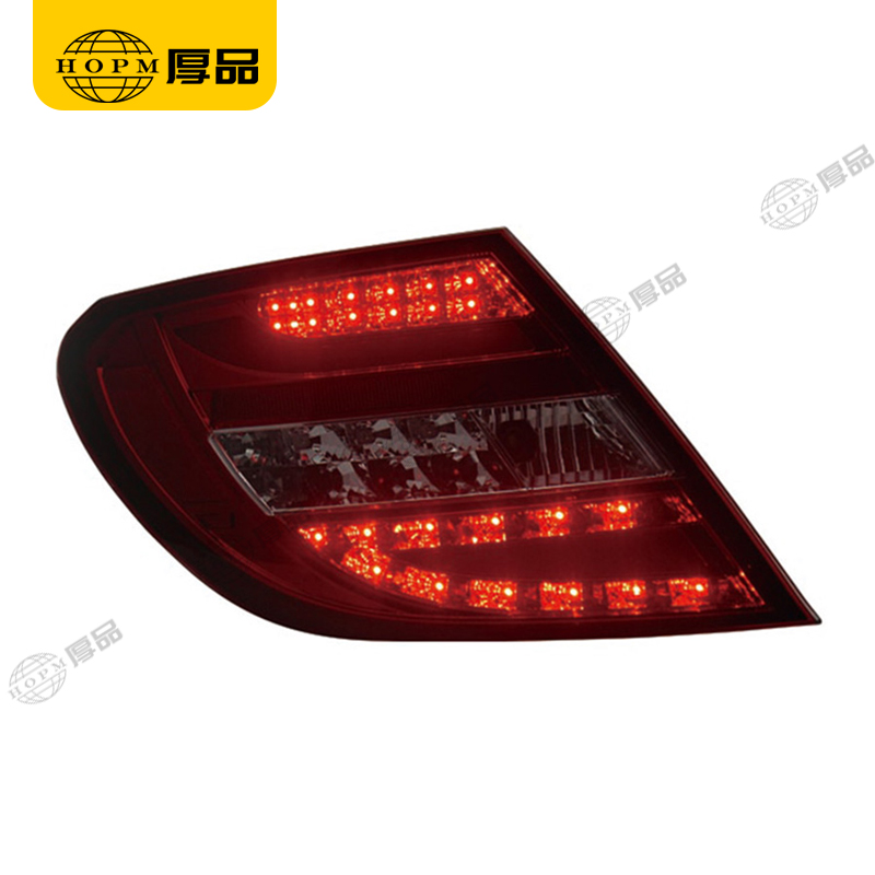 Taillight Assembly Full LED Light Red background for 07-10 Mercedes-Benz C-Class W204