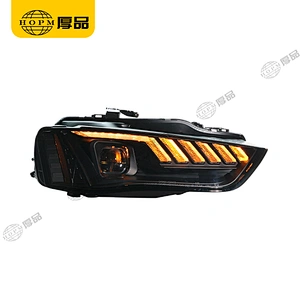 Headlight Assembly halogen version With the motor for 13-16 Audi A4L