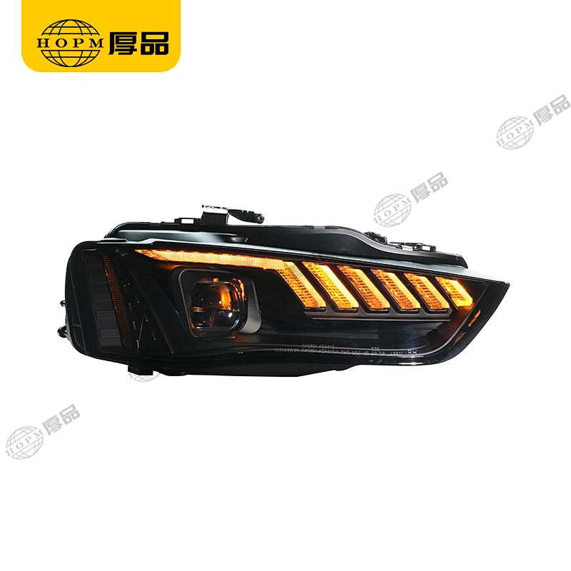 Headlight Assembly halogen version With the motor for 13-16 Audi A4L
