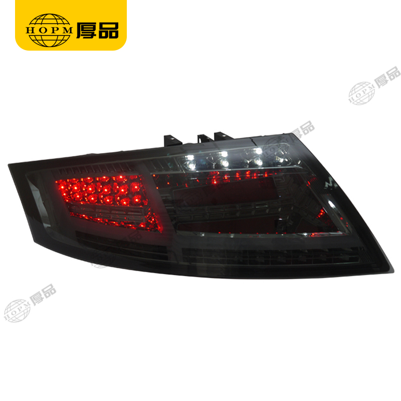 Taillight Assembly Led taillights Smoked-Black background Turning light Running light  for 06-13 Audi TT