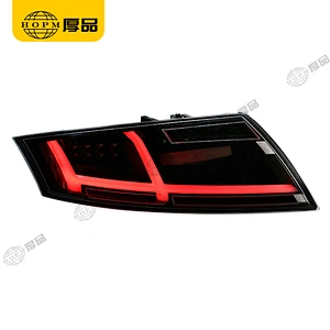 Taillight Assembly Led taillights Black background Turning light Running light  for 06-13 Audi TT