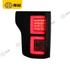 Taillight Assembly Led taillights Black background for 15-17 Ford Raptor F150