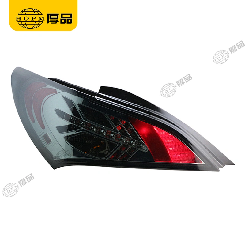 Taillight Assembly LED taillights  Smoked-Black background Halogen turn signal for 09-12 Hyundai Rohens-Coupe